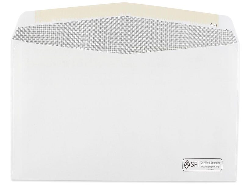 Dutymark 100 1099 Envelopes Designed For 1099 Misc, INT, 1099-R, And 1095-C, Laser Forms from Quickbooks or Similar Tax Software -Double-Window Security Envelope, Gummed Flap, 5 5/8 Inch x 9 Inch Pack of 100 - Image 5